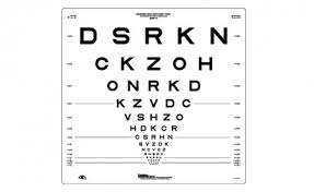 Carleton Optical Logmar 4m Etdrs Original Chart 2