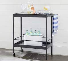 Maybe you would like to learn more about one of these? Indio 34 Metal Patio Bar Cart Slate Pottery Barn