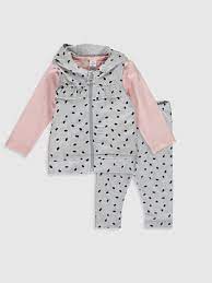 gri kiz bebek takim 3 lu lc waikiki kizlar bebek takimi kiz bebekler
