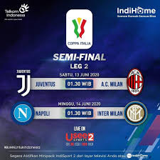 Juventus starts the italian cup week against inter on tuesday evening. Jadwal Semi Final Coppa Italia Liga Italia News Indonesia Facebook