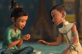There's a moment almost exactly half way through raya and the last dragon when the titular disney princess (voiced by kelly marie tran) strolls out to meet her longtime enemy namaari (gemma chan). Raya And Namaari Ship Raya And The Last Dragon