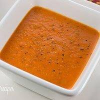 Trader Joe S Organic Tomato And Roasted Red Pepper Soup Recipe Recipes Tasty Query
