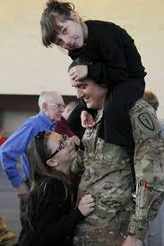 Indiana Army National Guard Maj. Robert Brake, right,