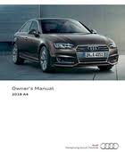 2018 Audi A4 S4 Owner S Manual 403 Pages Pdf