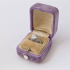 1920s Estate Ring And Vintage Box Vintage Ring Box Antique Ring Box Antique Jewelry Box