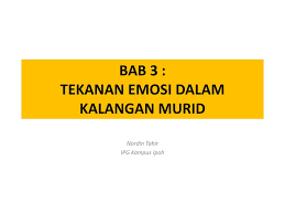 Dibesarkan dalam keluarga yg sentiasa menunjukkan sikap kasar dan agresif. Ppt Bab 3 Tekanan Emosi Dalam Kalangan Murid Powerpoint Presentation Id 3475441