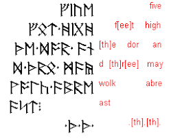 The script is simple enough as the foreword includes some tips . Dwarf Runes In The Hobbit