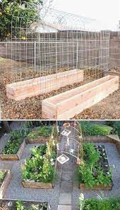 Building A Vegetable Garden If You Are Planning To Plant Cucumbers Melons And Beans Vegetable Garden Trellis Backyard Vegetable Gardens Vegetable Garden Design