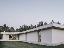 Industrial yet stylish image credit: Bdarquitectura Designs Minimal House With Flat And Curved Forms In Portugal Ignant