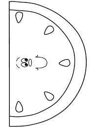 Watermelon printable coloring page, free to download and print. Watermelon Coloring Page Coloring Home