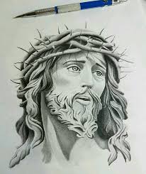 Pin By Sergej Ocheretnyuk On Angely Jesus Tattoo Jesus Drawings Jesus Tattoo Design