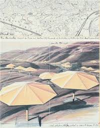 It is designed to protect a person against rain or sunlight. Christo The Umbrellas Mutualart