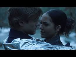 Mac and Riley realizing they have feelings for each other in MacGyver 2016