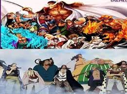 One Piece Trio Whitebeards Vs Trio Red Haired Pirates Red Hair Trio Pirates