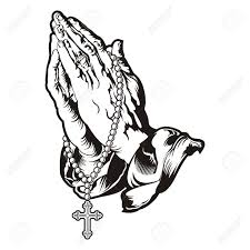 Rosary Tattoo Praying Hands With Rosary Praying Hands Tattoo Design Prayer Hands