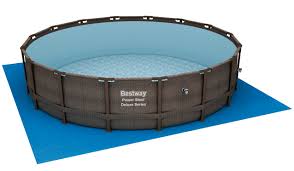 Bestway Power Steel Deluxe Pool Set 488x122 Rattan 56666