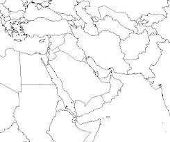 Arab League Members Middle East Map Free Coloring Pages Map