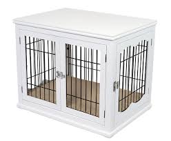 Beautiful solid wood handmade dog kennel built entirely to your specifications! Internet S Best Double Door Wooden Wire Dog Crate Side Table White Small 32 L Walmart Com Walmart Com