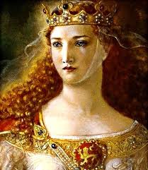 Leonor de Aquitania. Reina consorte de Francia y de Inglaterra. Duquesa de  Aquitania y Guyena. Condesa de Gascuña. Segunda Cruzada