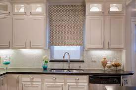 Diy Shades For Small Kitchen Windows White Kitchen Windows Diy Window Shades Kitchen Curtains And Valances
