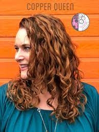 Copper And Balayage Highlights For Naturally Curly Wavy Hair By Carleen Sanchez 775 721 2969 Wavy Curly Hair Curly Hair Styles Naturally Curly Hair Styles