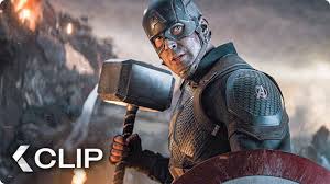 Captain America Lifts Thor S Hammer Mjolnir Scene Avengers 4 Endgame 2019 Youtube