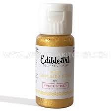 Maybe you would like to learn more about one of these? Pewarna Makanan Luster Edible Art Paint Sweet Sticks Ea Sunkissed Gold Edible Art Paint Metallic Www Lafelicitakitchen Com