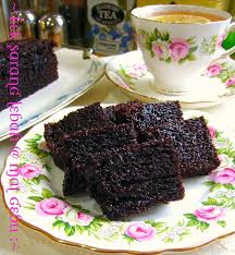 1 cawan air panas mendidih. Resepi Kek Gula Hangus Azlita