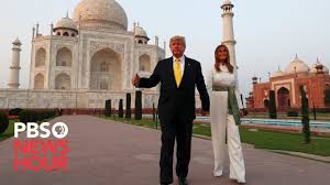 From 10am until sunset indian the taj mahal is ridiculously crowded in the afternoons. Watch Trump And First Lady Visit Taj Mahal During India Visit Youtube