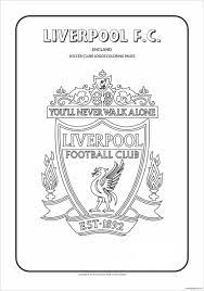 These uefa fifa premier clubs logos any squeaky bum will love to color in. Liverpool F C Coloring Pages Soccer Clubs Logos Coloring Pages Free Printable Coloring Pages Online