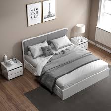 The bottom slides out to reveal a trundle bed, making it perfect for movie nights or impromptu sleepovers alike. Nordic Modern High Box Bed 1 8m Double Bed Economical Master Bedroom Storage Bed Simple Bedroom 1 5m Pneumatic Bed