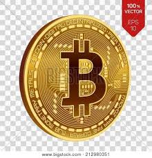 Bitcoin logo 310 transparent png of bitcoin. Bitcoin 3d Isometric Vector Photo Free Trial Bigstock