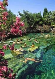 cleopatra s pool pamukkale turkey paysage voyage paysage vacances beau paysage