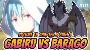 Gabiru VS Barago The Blue Dragon | Vol 15 CH 3 PART 5 | Tensura LN Spoilers  - YouTube