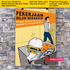 Laman web rasmi jabatan keselamatan dan kesihatan pekerjaan malaysia poster. Poster K3 Safety Poster Kesehatan Keselamatan Kerja Pekerjaan Belum Berakhir Hingga Peralatan Kembal Shopee Indonesia