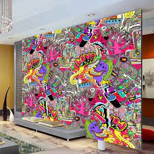 Graffiti Boys Urban Art Wallpaper 3d Photo Wallpaper Custom Wall Mural Street Art Room Decor Kid Bedroom Hallway Hal Graffiti Wall Art Mural Wall Art Mural Art
