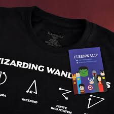 1 fortress team strategy guide: Spells Chart T Shirt Fur Harry Potter Fans Elbenwald