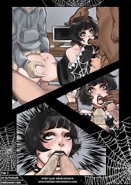 cursedarachnid stream la exposición en comics porno