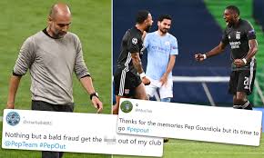 Former barça's and bayern manager currently at man city. Pepout Trends On Uk Twitter As Some Manchester City Fans Call For Guardiola To Be Sacked Daily Mail Online