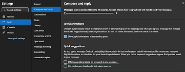 How to turn off text predictions in outlook How To Disable Predictive Text Feature When Composing Emails In Microsoft Community