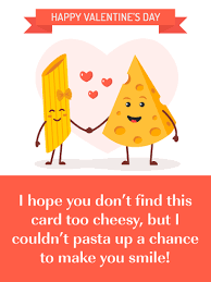 The best and sweet wishes bring a smile on the faces of the friends and can be sent through text messages along. Cheesy Jokes Funny Valentine S Day Card For Everyone Birthday Greeting Cards By Davia
