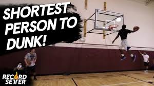 Ever since i started playing basketball at the age of 8, i have dreamed of dunking a basketball like the nba stars i saw on tv. Shortest Person To Dunk A Basketball World Record Youtube