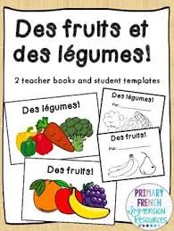 French Mini Books Des Fruits Et Des Legumes French Worksheets Core French Learn French