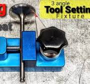 Making of valve seat cutting machine - 3 Angle Tool Setting Fixture