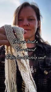 An example of how to make a four stranded, celtic braid for handfasting  cords, belts or just some fancy ribbon! Its hard to describe how to braid  it, I find it easiest to just watch and follow along. ...