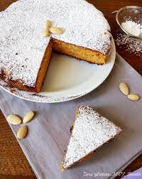 Torta di carote e mandorle senza glutine. Torta Di Carote E Mandorle Senza Glutine E Senza Lattosio