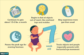 your 7 week old baby development milestones