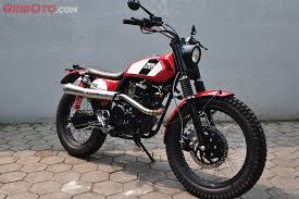Banyak yang bilang bahwa modifikasi seperti japsstyle ini hampir mirip dengan konsep modifikasi cafe racer.namun, yang membedakan konsep ini ialah pada bagian setang motornya. Bangkitnya Vintage Trail Yamaha Scorpio Ikhlas Jadi Trail Jadul Gridoto Com