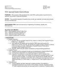 Supplier Record Approval Process