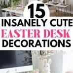 Here's a Cute Easter Desk Setup for Your Home Office - Twins ...